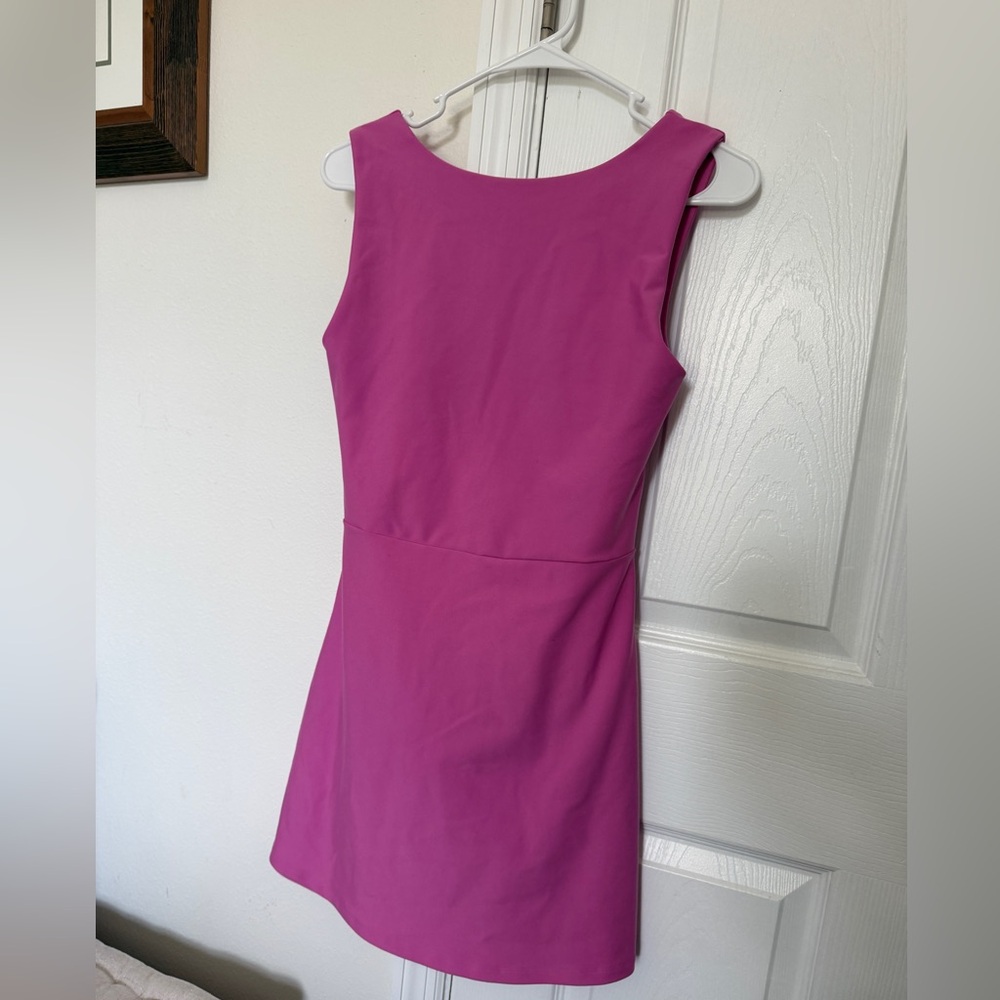 NWOT Abercrombie YPB sculptLUX Slash Mini Dress